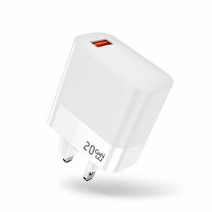 Chargeur rapide Cantell 25W double USB A+C PD avec sortie 5V/3A pour la maison et les voyages, compatible avec les prises US/EU/UK et les téléphones mobiles - Product Image 6