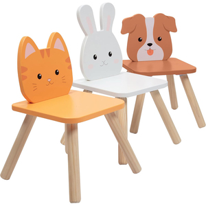 Ensemble table et chaises en bois multifonctionnel sur le thème des animaux <span class=keywords><strong>pour</strong></span> enfants, 4 places <span class=keywords><strong>pour</strong></span> les tout-petits de 2 à 6 ans - Product Image 5