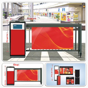 Porte automatique intelligente de boom de vente chaude avec l'opération rapide de protection de la reconnaissance RFID/QR/Face de barrière d'oscillation de LED IP54 - Product Image 3