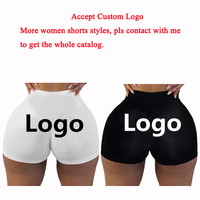 Shorts d'été personnalisés pour femmes, style streetwear, yoga, gym, cycliste, grande taille, sans couture, effet push-up, boxer