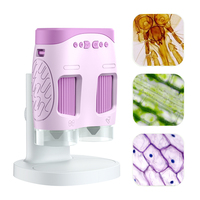 Portable 2-in-1 Kids Digital Microscope & Telescope Educational Toy Kids 2-14+ Years with Camera and 1000X Zoom Magnification