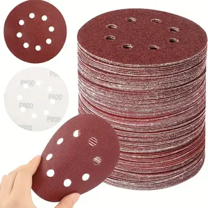 100mm Sanding Discs Pad <strong>Hook</strong> <strong>Loop</strong> Backing 60/80/100/120/150/180/240/320/400/600/800/1000 Grit High for Sanders - Product Image 1