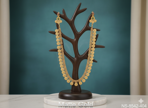 Parures de colliers élégantes et anciennes pour femmes, bijoux de créateur traditionnels, parfaits pour les mariages, les fêtes et les occasions festives - Product Image 3