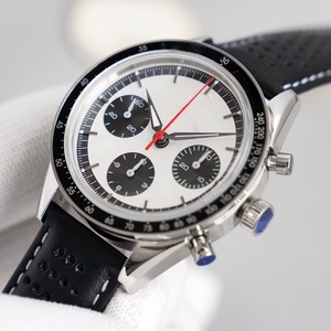 O-M-G marca di lusso meccanico coppia orologio globale edizione limitata civile alternativo orologio in pelle 39.7mm puro stile Panda - Product Image 4