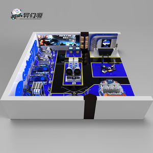 Parc à thème de zone de divertissement à haut revenu, installations de réalité virtuelle, monde de réalité virtuelle de 150 m2, parc à thème de réalité virtuelle 9D avec jeux d'arcade VR - Product Image 6