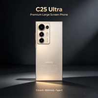 Offre Spéciale C25 Ultra 16 Go + 256 Go Grande Capacité Téléphone Portable Android 15/16/17 Série Max Smartphones 5G Pas Cher Téléphone Intelligent 5G