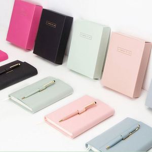 Custom Logo A5 <b>Journal</b> Diary Premium PU Leather Cover Notebook Spiral Organizer Pen Gift Set for Personal Use Business Promotion - Product Image 1