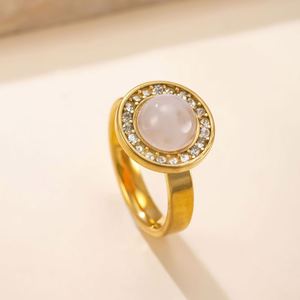 Women's Stainless Steel <b>Gold</b> Plated Vintage <b>Ring</b> Cross Border Multi Direct Factory Quote Wholesalers Corrosion Resistant - Product Image 6