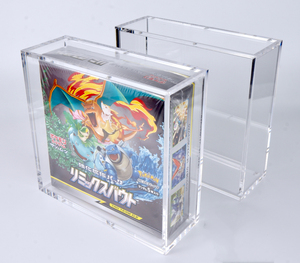 Caja de exhibición de acrílico protectora UV LS para <span class=keywords><strong>Pokemon</strong></span> Booster Pack con tapa - Product Image 2
