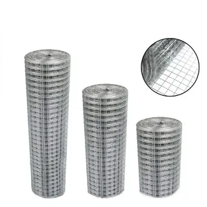 High Quality Rabbit Chicken Coop Iron Wire Mesh Farm Fence Galvanized Welded Wire Mesh Roll