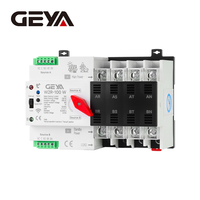 Commutateurs de transfert automatique (ATS) modulaires Wi-Fi GEYA W2R-WIFI sur rail DIN, type PC, triphasés 4P, double alimentation