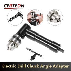 Outil <span class=keywords><strong>Perceuse</strong></span> Electrique RA10 08 1 à 10mm 3 Mors avec Cle pour Espaces Etroits avec Adaptateur <span class=keywords><strong>Mandrin</strong></span> <span class=keywords><strong>Angle</strong></span> Droit 90 - Product Image 3