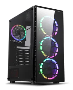 New Model ATX /M-ATX PC Gaming Case OEM Computer Case Gaming Micro Atx Mid Tower Full Mesh PC Cabinet ARGB Fans Gaming Pc Case