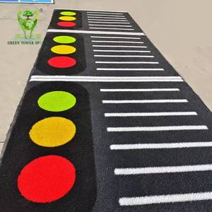 <span class=keywords><strong>Tapis</strong></span> coloré personnalisé à imprimé animal gazon artificiel extérieur pour la maternelle, l'école, les sports, le football, la piste d'arc-en-ciel, l'aire <span class=keywords><strong>de</strong></span> jeux - Product Image 3