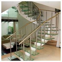 Escalier Circulaire Intérieur Préfabriqué à Haute Résistance pour Villa, Maison, Centre Commercial, Projet de Construction