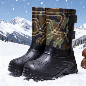YL7448 bottes d'hiver pour hommes <span class=keywords><strong>de</strong></span> haute qualité chaussures Oxford <span class=keywords><strong>de</strong></span> pêche imperméables et résistantes au froid bottes <span class=keywords><strong>de</strong></span> neige antidérapantes en gros - Product Image 2