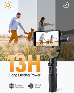 Estabilizador de Gimbal para Teléfono Inteligente de 3 Ejes Hohem <span class=keywords><strong>ISteady</strong></span> <span class=keywords><strong>Mobile</strong></span> Plus, Ultra Gran Angular 600 °   Grabación de Video Inception para Android iPhone - Product Image 4
