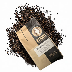 [ETICAT] Arena para Gatos de Café, Bloqueador Natural de Olores de Café, Mantiene la Caja de Arena Más Fresca, Arena para Gatos de Café - Product Image 1