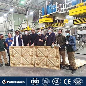 Máquina de fabricación de paletas comprimidas simples/dobles Prensa de madera Línea de producción de paletas comprimidas - Product Image 4