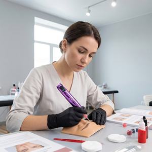 Machine de maquillage permanent sans fil à double batterie Wenshen pour les écoles de <span class=keywords><strong>PMU</strong></span> - Product Image 2