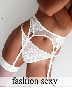 <span class=keywords><strong>Lingerie</strong></span> Sexy Trasparente in Pizzo con <span class=keywords><strong>Reggicalze</strong></span> Personalizzabile - Product Image 3