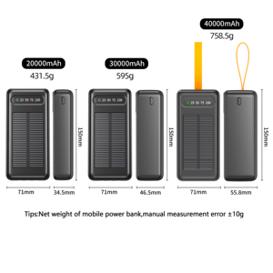 <span class=keywords><strong>Batterie</strong></span> solaire haute capacité 50000 mAh pour <span class=keywords><strong>iPhone</strong></span> 22,5 W, vente en gros, chargeur portable rapide 50000 mAh, <span class=keywords><strong>batterie</strong></span> <span class=keywords><strong>externe</strong></span> personnalisée - Product Image 5
