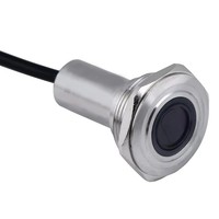 Interrupteur tactile en métal de 22 mm, type marche-arrêt, avec cercle lumineux, portée de détection de 4 à 15 cm, 6 V-24 V (EW-22E10BYSSR12Rohs)