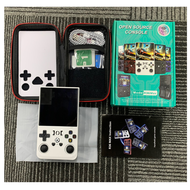 OEM Classic 64GB 128GB Portable Retro Handheld Game Console R36 MAX 4.0-Inch Linux 4000mAh Battery Video Game