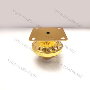 YIJUN Gold Plated Vase Shape <b>Sofa</b> <b>Leg</b> 2988 Heavy Duty Furniture Support Modern Minimalist Luxury - Product Image 1