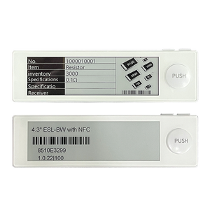 Écran E-Ink 2 couleurs de 4,3 pouces, matériau magnétique ABS, ESL, 3 boutons, système de rafraîchissement 3S, système PTL, picking en entrepôt, WMS, POS, ERP, multi-commandes - Product Image 1
