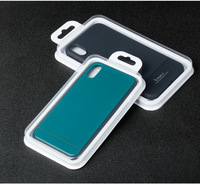 Haute qualité en plastique PVC clair couverture téléphone portable étui de téléphone portable boîte d'emballage blanc PVC boîte pour IPhone15 16