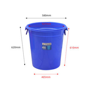 بيع بالجملة دلو ماء أسطواني شديد التحمل مع أغطية لأغراض مختلفة - Product Image 3