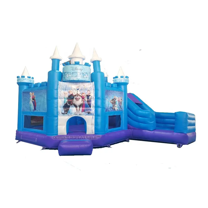 Orient Inflatables factory price 5 n1 inflatable princess bouncy castle combo slide for sale