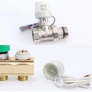 Tête d'actionneur thermique électrique 230V NO NC pour thermostat, collecteur, chauffage par le sol, <span class=keywords><strong>radiateur</strong></span>, normalement ouvert, fermé - Product Image 5