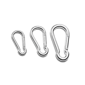 Vente en gros directe usine : Mousquetons de sécurité en acier inoxydable 304 316 avec ressorts pour l'escalade - Product Image 2