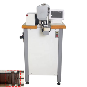 Programmable Industrial Lockstitch <b>Sewing</b> Machine <b>for</b> Leather Belt with Motor Gear High-Speed Computerized Operation - Product Image 2