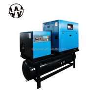 Essence Compair-vis-compresseur-fabricants cfm 12bar Kaiser Maintenance Plate-forme Réservoir Gear Compresseur air Vis dhh