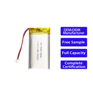 Herstellergelieferte 900mAh 752648 Polymer-Lithium-Batterie 3,7V Hochleistungsbatterie für Spielzeug - Product Image 1