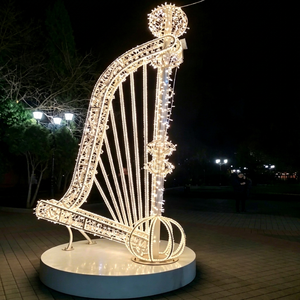 Outdoor Music Themed Motif Lighting for Resorts Christmas Villages Event Plazas Malls and Public Holiday Displays - Product Image 1