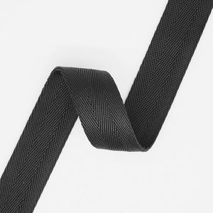 Sangle en polyester pour sacs, textiles de maison, ceintures – Sangle en polyester imitation nylon, sergé triple, bande creuse, sergé surjeté - Product Image 5