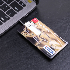 Nueva Memoria USB Personalizada con Forma de Tarjeta Bancaria, Pendrive OTG Tipo C, Capacidad Real, Unidad Flash USB Promocional - Product Image 2