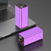 Batterie Externe Portable en Alliage d'Aluminium PD 100W pour Ordinateur Portable, 30000mAh, Sortie USB-C, Charge Rapide, Station d'Alimentation Mobile en Gros
