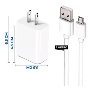 Kit de chargeur Micro USB V8 EGTMA 3 pièces avec sortie 5V 2A, charge ultra rapide, adaptateur mural pour téléphones, câble inclus - Product Image 1