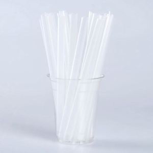 Pailles transparentes jetables pour Bubble Tea, haute performance, 12*230 mm, livraison rapide - Product Image 1
