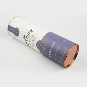 Tùy chỉnh dày thẻ màu trắng tinplate bìa cho rượu vang rượu chống sốc áp lực-proof rượu vang đỏ giấy Jar cho Vodka Trà Hộp Quà Tặng - Product Image 1