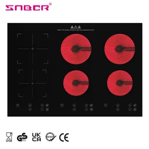 Fogão de cozinha de alta qualidade com controle de toque 9000W fogão elétrico infravermelho por indução