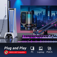 TONOR TC310+ Nouveauté Microphone Gaming Professionnel RGB avec Bras Articulé