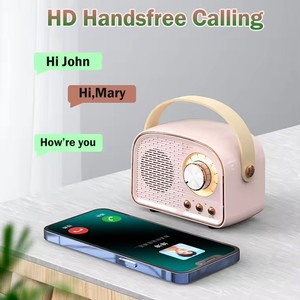 Altoparlante Bluetooth Wireless Retrò DW21 Mini, Subwoofer Stereo Classico per Home Theatre, per Palcoscenico e Decorazioni Esterne - Product Image 4