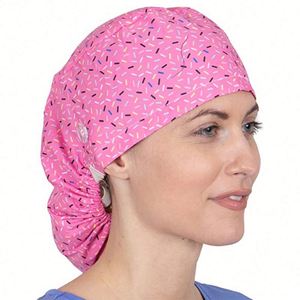 Gorro Quirúrgico Tipo Bouffant de Alta Calidad y Bajo Costo, Personalizado con Logotipo OEM, para Mujeres - Product Image 2