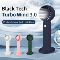 Nouveau Mini Ventilateur Personnalisable, Portable USB Rechargeable Mignon, 400 mAh